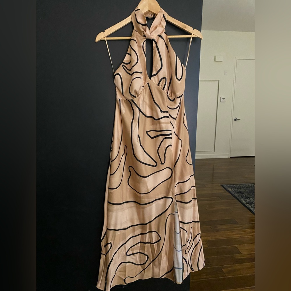BNKR Finders Keepers Giselle Halter Dress Size Small